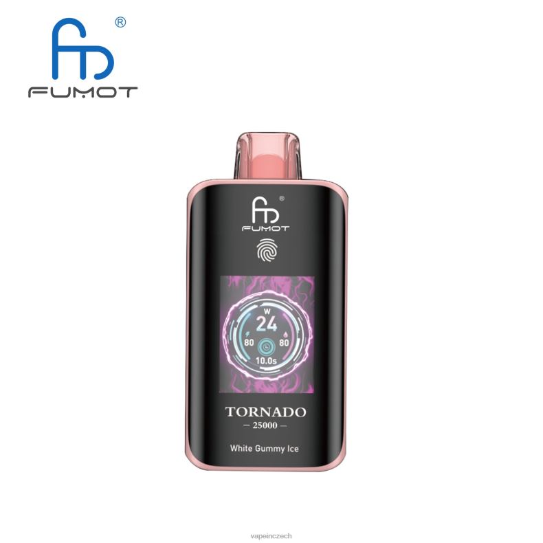 Vape In Czech - bílý gumový led Fumot Tornado 25 000 jednorázových vaků 2PX2414