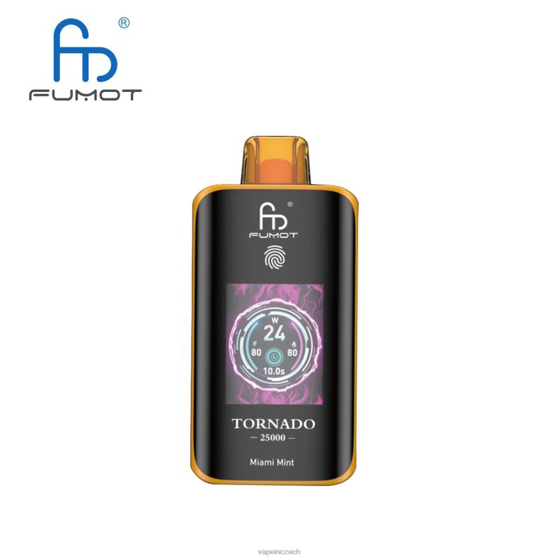 Vape In Czech - miamská máta Fumot Tornado 25 000 jednorázových vaků 2PX248