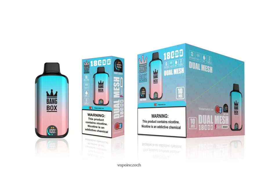 Vape Czech Republic - Bang Box 18 000 tahů N8BLR496 melounový led