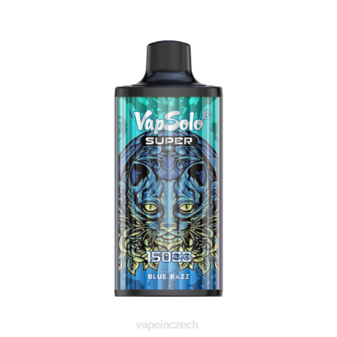 Vape Czech Republic - Vapsolo SUPER jednorázová vapa modrý razz RV28126