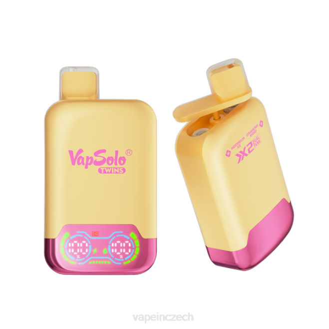 Vape Czech Republic - Vapsolo TWINS jednorázová vapa vodní meloun a jahodové mango RV28147
