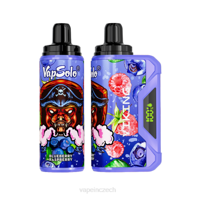 Vape Czech Republic - Vapsolo VIKING jednorázová vapa borůvka malina RV28150