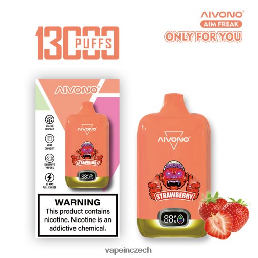 Vape Czech Republic - jahoda Aivono AIM FREAK 13 000 L8HL2P243
