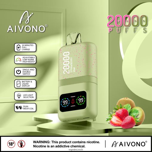 Vape Czech Republic - jahodové kiwi Aivono AIM magic 20 000 L8HL2P81