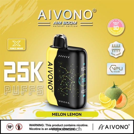 Vape Czech Republic - meloun citron Aivono AIM BOOM 25 000 L8HL2P348