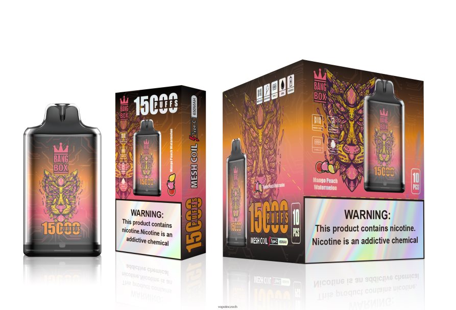Vape In Czech - Bang Box s1-15000 šluků N8BLR4107 mango broskev meloun