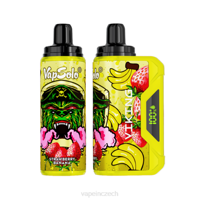 Vape In Czech - Vapsolo VIKING jednorázová vapa jahodový banán RV28155
