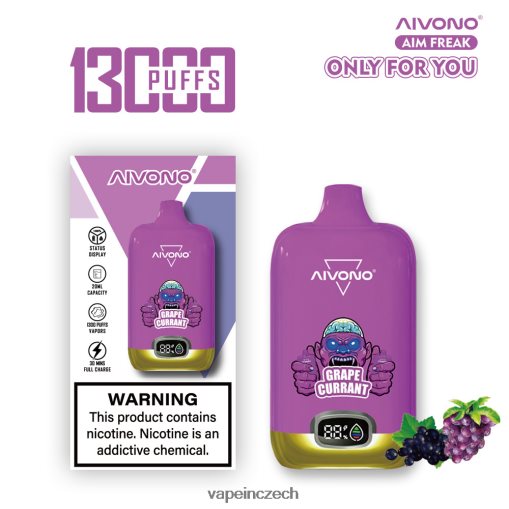 Vape In Czech - hroznový rybíz Aivono AIM FREAK 13 000 L8HL2P251