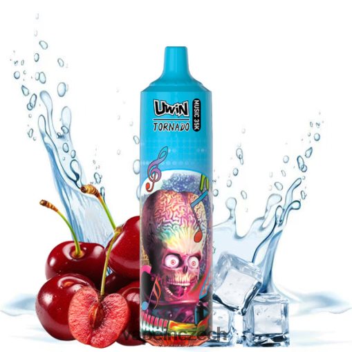 Vape In Czech - třešňový led UWIN CRYSTAL 35k jednorázové vapy L8HL2P386