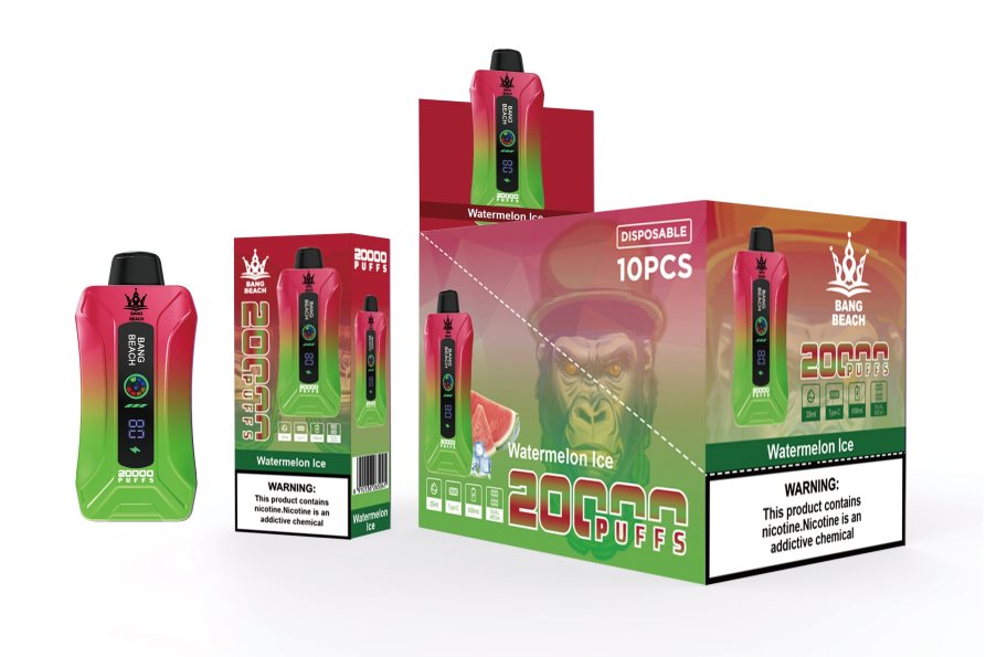 Vape Shop Brno - Bang Beach 20 000 potahů inteligentní obrazovka vape N8BLR47 melounový led