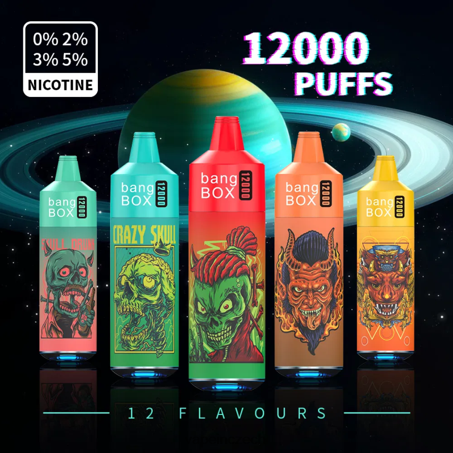 Vape Shop Brno - Bang Box 12 000 zátahů rgb světlo N8BLR437 jednorázové