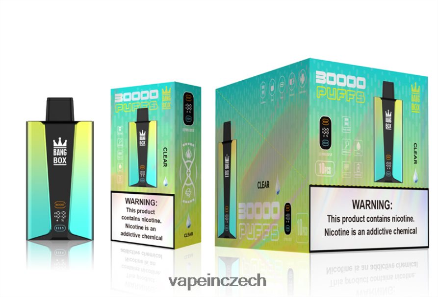 Vape Shop Brno - Bang Box Inteligentní obrazovka 30 000 tahů N8BLR476 jasný
