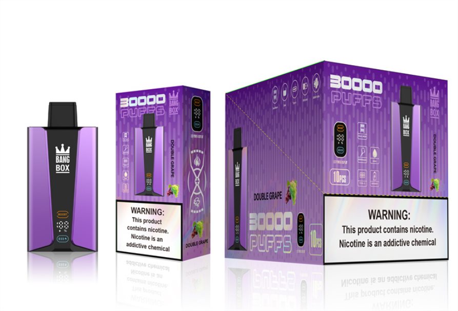 Vape Shop Brno - Bang Box Inteligentní obrazovka 30 000 tahů N8BLR485 dvojitý hrozen