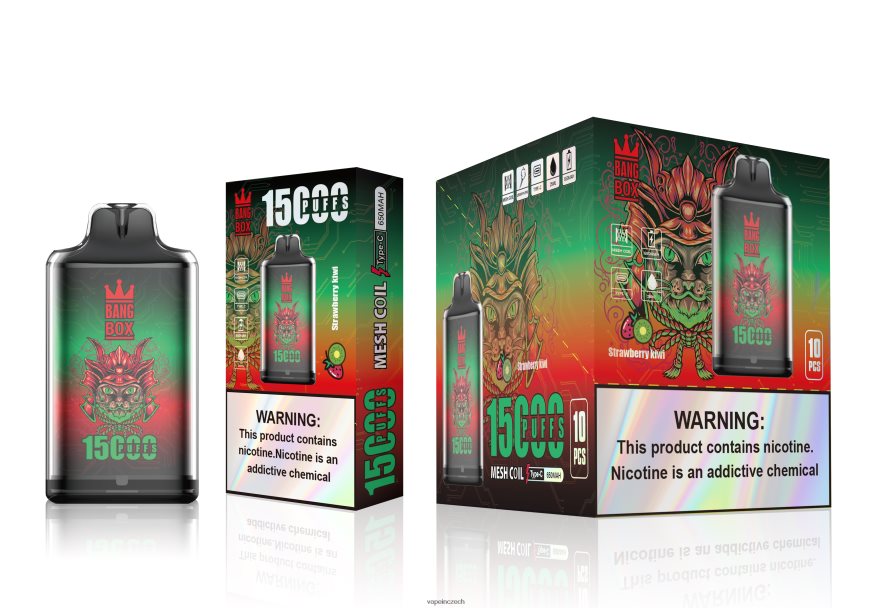 Vape Shop Brno - Bang Box s1-15000 šluků N8BLR4100 jahodové kiwi
