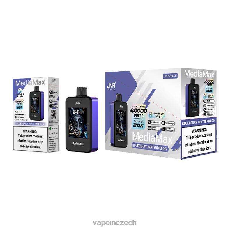Vape Shop Brno - borůvkový meloun JNR MediaMax 40 tis 4LVJ212