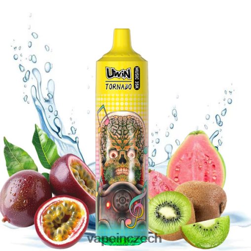 Vape Shop Brno - kiwi mučenka guava UWIN CRYSTAL 35k jednorázové vapy L8HL2P388