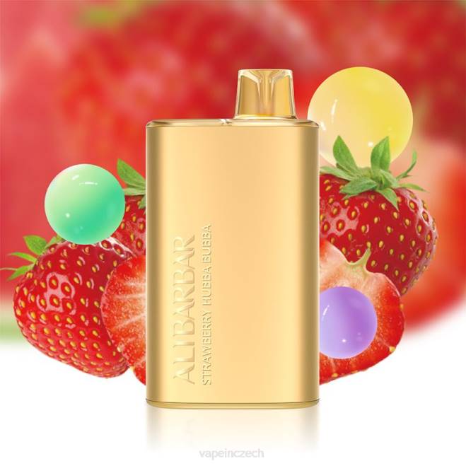 Vape Czech Republic - Alibarbar Rich 8000 jednorázových vapů jahodová hubba bubba RV2812