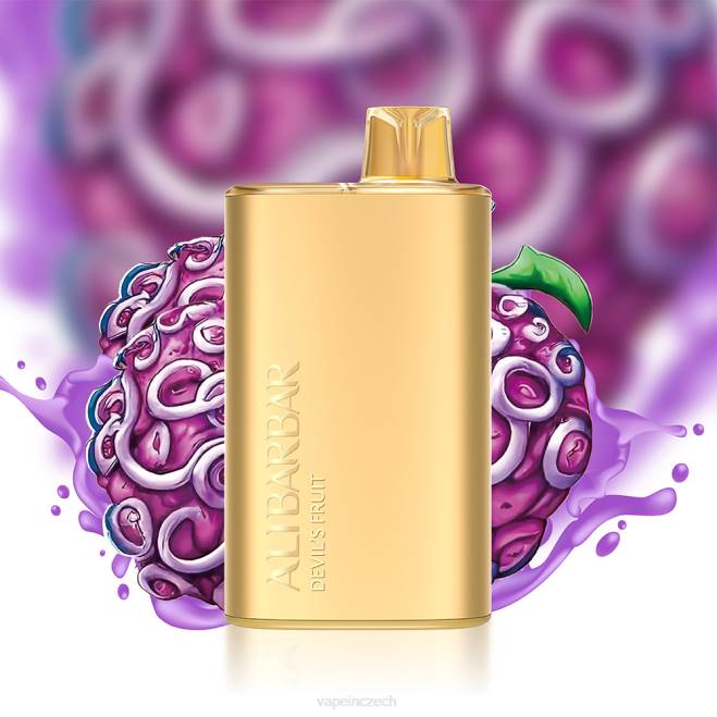 Vape Czech Republic - Alibarbar Rich 8000 jednorázových vapů jahodová hubba bubba RV2812