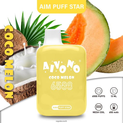 Vape Czech Republic - cocomelon Aivono AIM PUFF STAR 6500 L8HL2P297