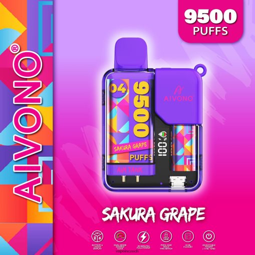 Vape Czech Republic - hrozen sakura Aivono AIM TANK 9500 L8HL2P36