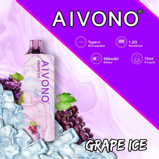 Vape Czech Republic - hroznový led Aivono AIM GUN 7000 L8HL2P102