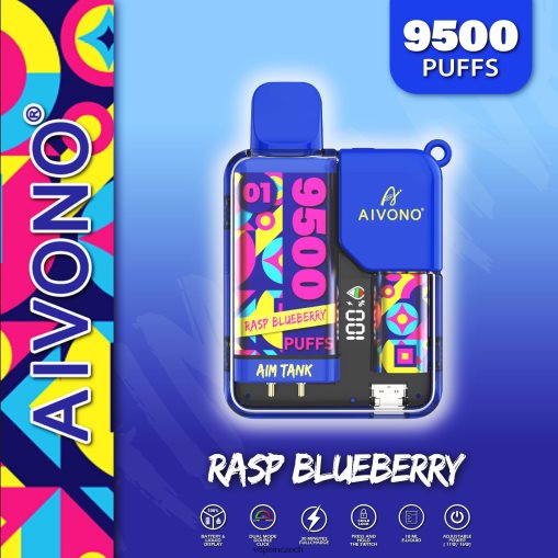 Vape Czech Republic - malina borůvka Aivono AIM TANK 9500 L8HL2P33