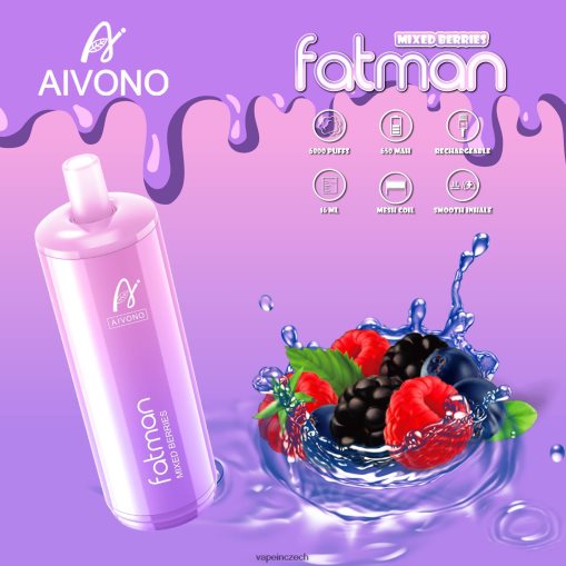 Vape Czech Republic - smíšené bobule Aivono FATMAN 6800 L8HL2P27