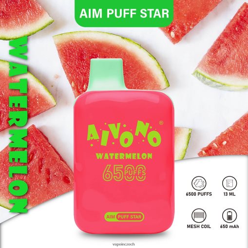 Vape Czech Republic - vodní meloun Aivono AIM PUFF STAR 6500 L8HL2P291