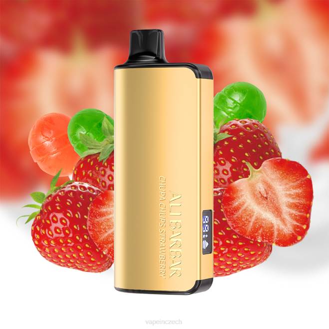 Vape In Czech - Alibarbar Ingot 9000 jednorázových vaků chupa chups jahoda RV2817
