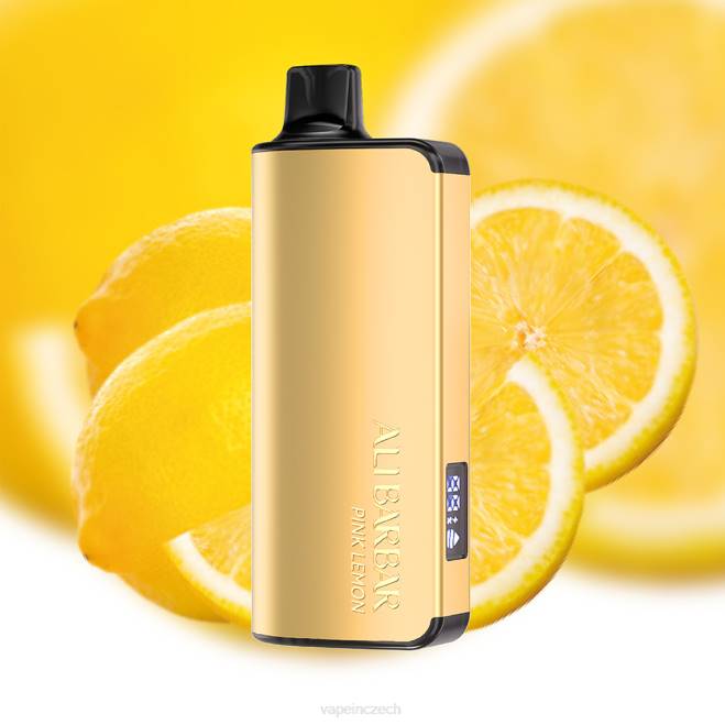 Vape In Czech - Alibarbar Ingot 9000 jednorázových vaků růžový citron RV2823