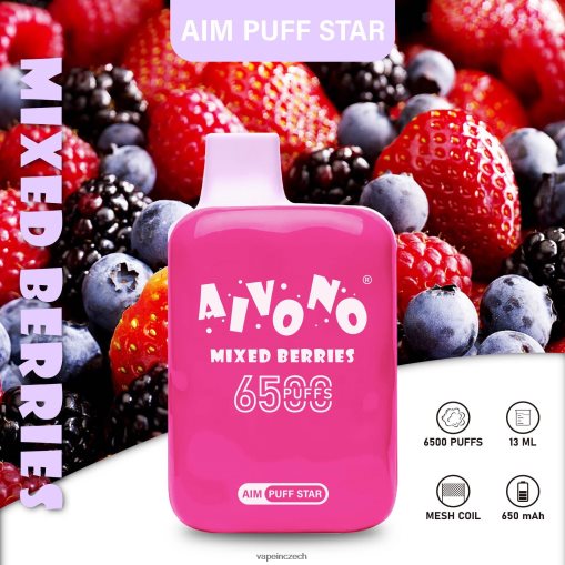 Vape In Czech - smíšené bobule Aivono AIM PUFF STAR 6500 L8HL2P290