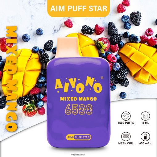 Vape In Czech - smíšené mango Aivono AIM PUFF STAR 6500 L8HL2P296