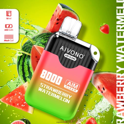 Vape Shop Brno - jahodový meloun Aivono AIM CLEAR 8000 L8HL2P208