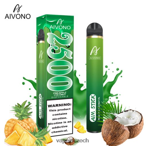 Vape Czech Republic - ananasový kokos Aivono AIM STICK 2500 L8HL2P153