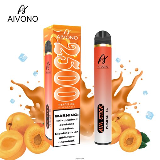 Vape Czech Republic - broskvový led Aivono AIM STICK 2500 L8HL2P144