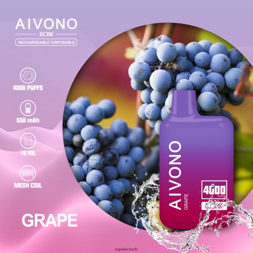 Vape Czech Republic - hroznový Aivono AIM BOXX 4000 L8HL2P213