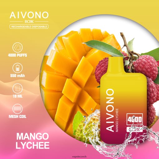 Vape Czech Republic - mangové liči Aivono AIM BOXX 4000 L8HL2P216