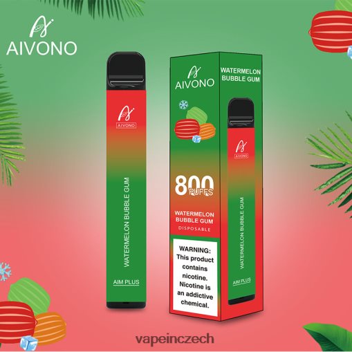 Vape Czech Republic - melounová žvýkačka Aivono AIM PLUS 800 L8HL2P198