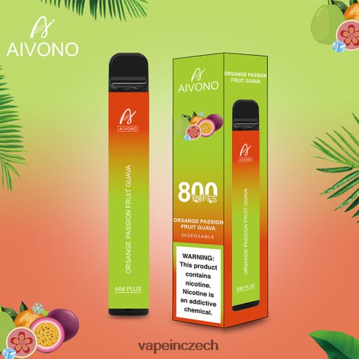 Vape Czech Republic - oranžová mučenka guava Aivono AIM PLUS 800 L8HL2P189