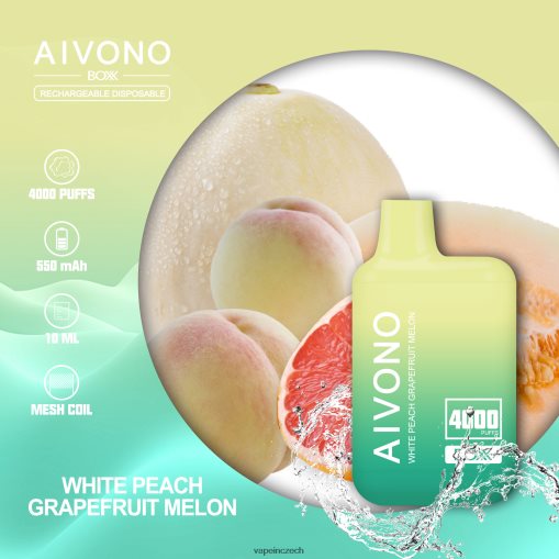 Vape In Czech - bílá broskev grapefruitový meloun Aivono AIM BOXX 4000 L8HL2P224