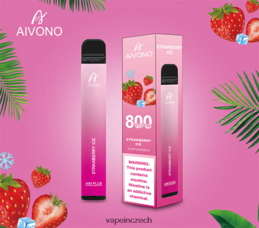 Vape Shop Brno - jahodový led Aivono AIM PLUS 800 L8HL2P193