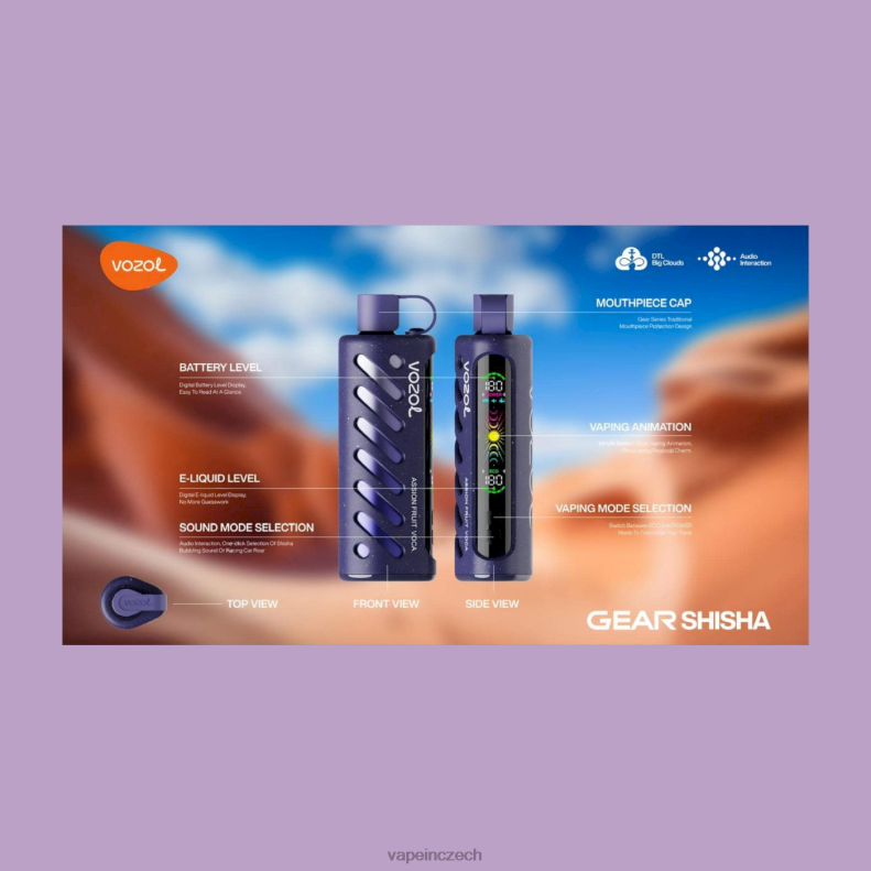 Vape Czech Republic - VOZOL převodovka shisha 25000 RDBR21