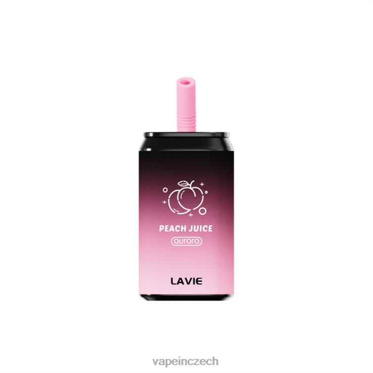 Vape Czech Republic - broskvová šťáva X6N40144 LAVIE Aurora 11 000 šluků