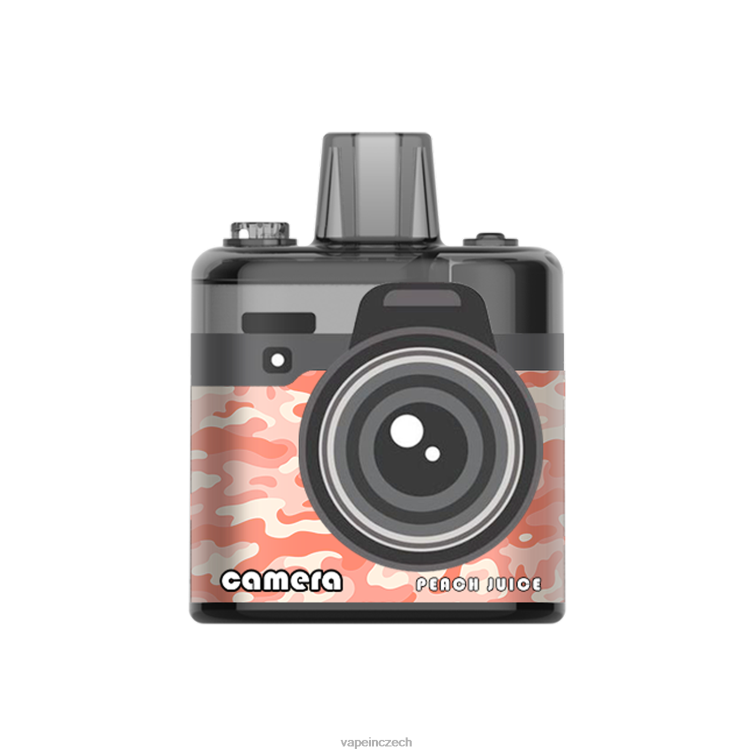 Vape Czech Republic - broskvová šťáva X6N40174 LAVIE Camera 8000 šluků