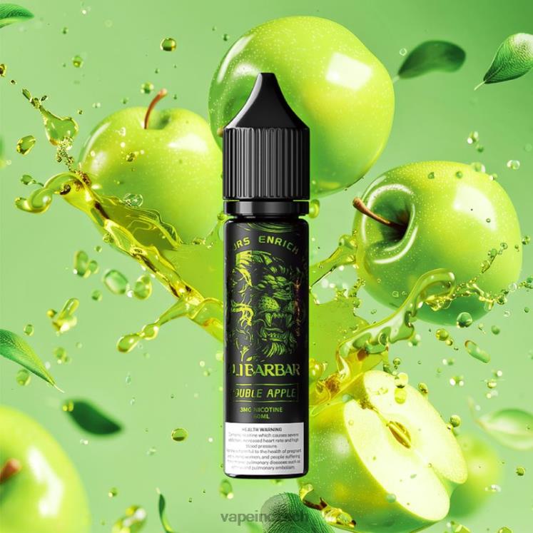 Vape Czech Republic - dvojité jablko 6P24D18 Alibarbar dok pro vodní dýmku onyx