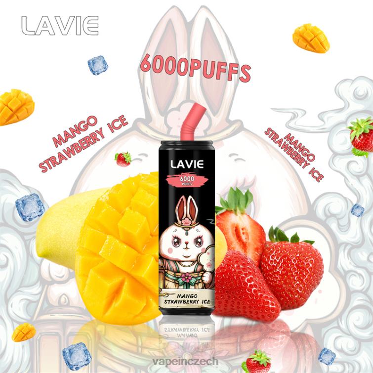 Vape Czech Republic - mango jahodový led X6N40273 LAVIE Coke BAR 6000 šluků