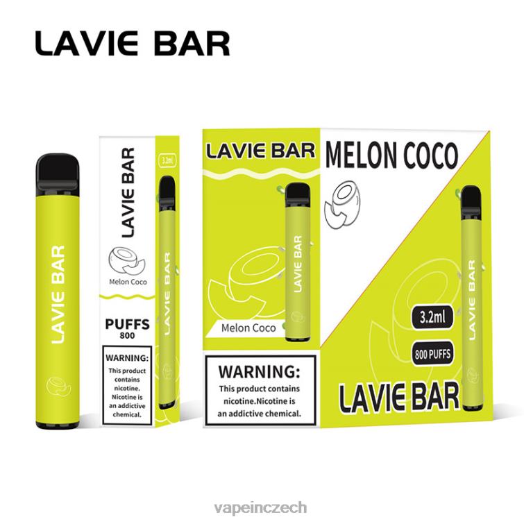 Vape Czech Republic - meloun kokosový X6N40315 LAVIE BAR 800 potahů