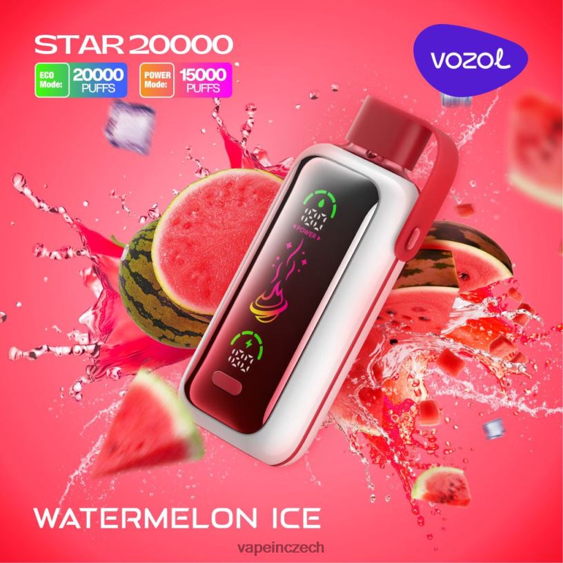 Vape In Czech - melounový led VOZOL STAR 20 000 V2BRV3