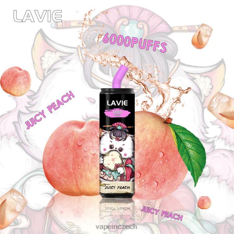 Vape Shop Brno - šťavnatá broskev X6N40271 LAVIE Coke BAR 6000 šluků