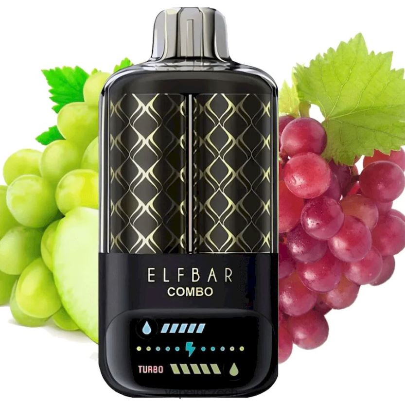 Vape Czech Republic - Elf Bar Combo 25 000 zelené hrozny & hrozny F0824R9